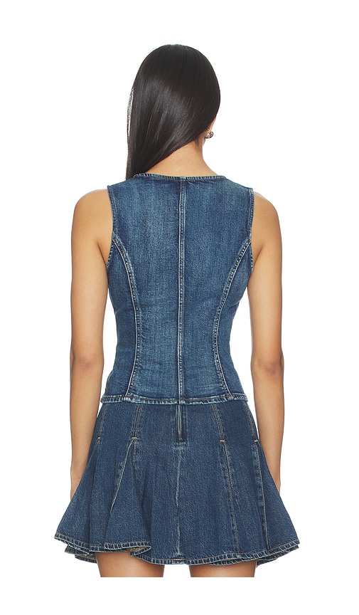  Levi's Jeans-oberteil Sculpted In Blue. Größe Xs. Also In S, M, L. 