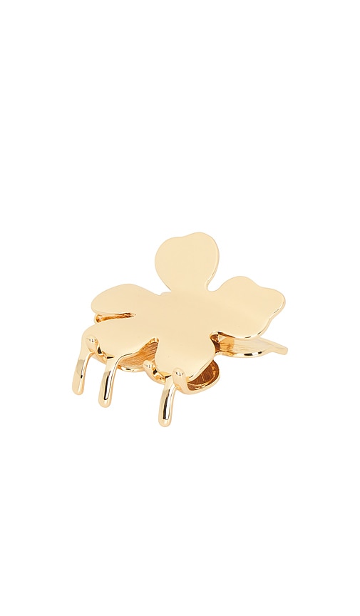 Lily Claw Clip in Metallic Gold.