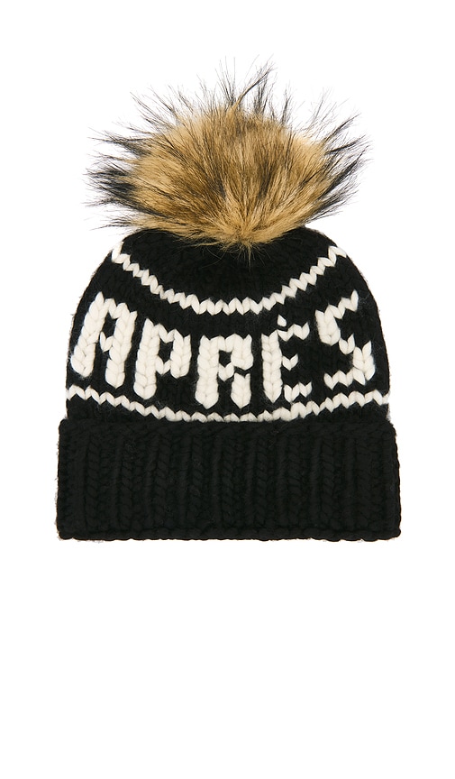 Lele Sadoughi Beanie Apres In Black