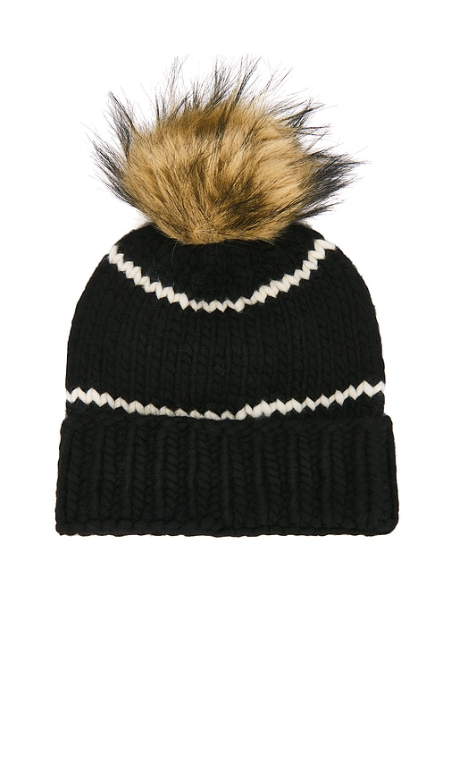 Lele Sadoughi Beanie Apres In Black