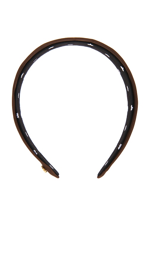  Lele Sadoughi Stirnband Brigitte In Brown. 