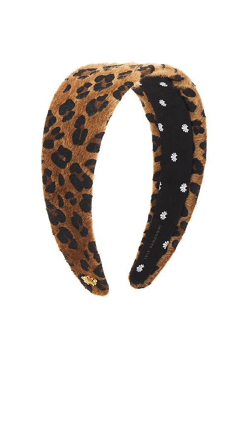 Lele Sadoughi Brigitte Faux Pony Hair Headband In Brown