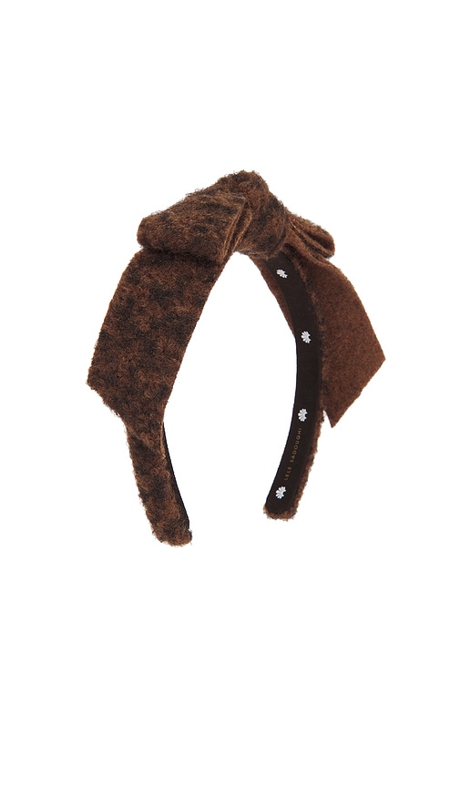  Lele Sadoughi Stirnband Bardot In Brown. 