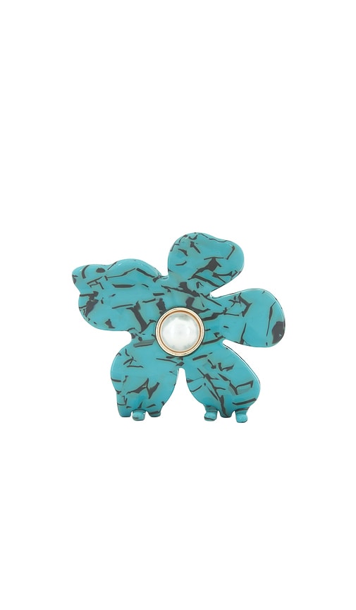  Lele Sadoughi Lily Claw Clip In Turquoise. 