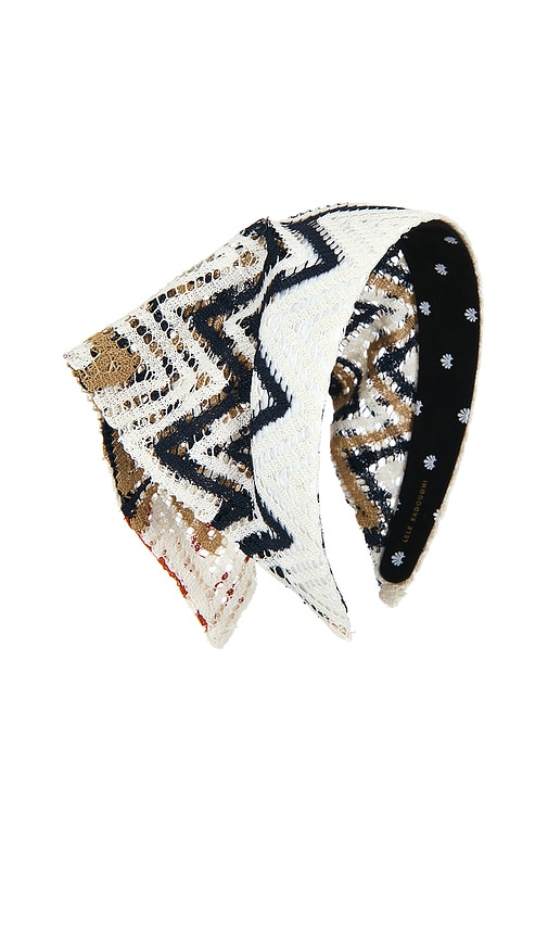 Lele Sadoughi Jackie Crochet Handkerchief Headband