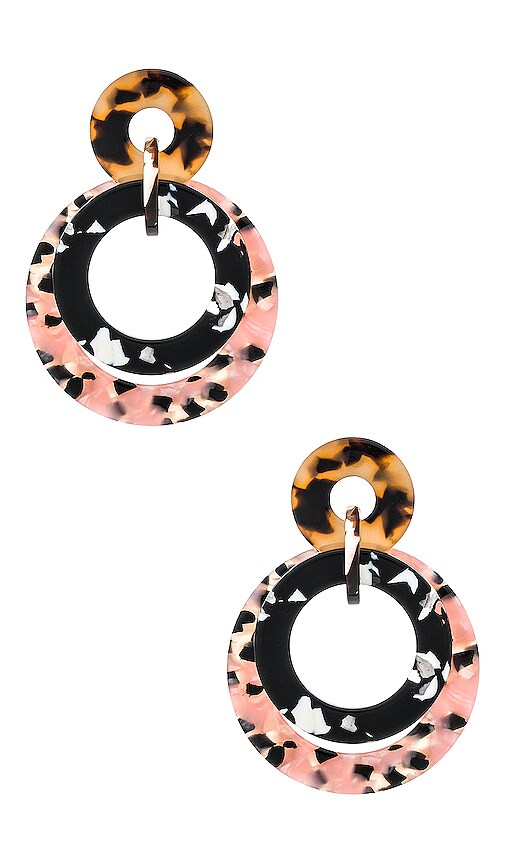 Banded Hoop Earring