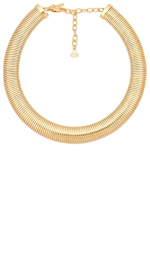 Lele Sadoughi Snake Chain Necklace In Gold