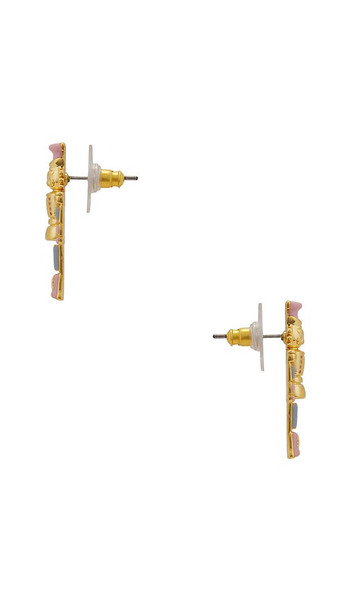 LELE SADOUGHI NUTCRACKER BUTTON EARRINGS