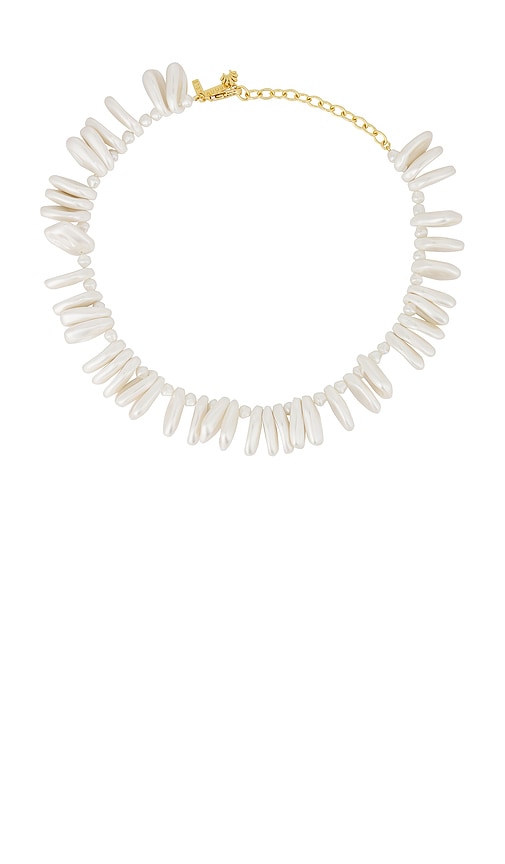 Corfu Pearl Necklace in Ivory.