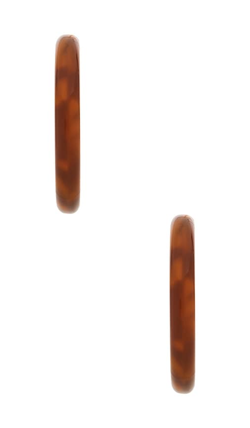  Lele Sadoughi Ohrreifen Broadway In Brown. 