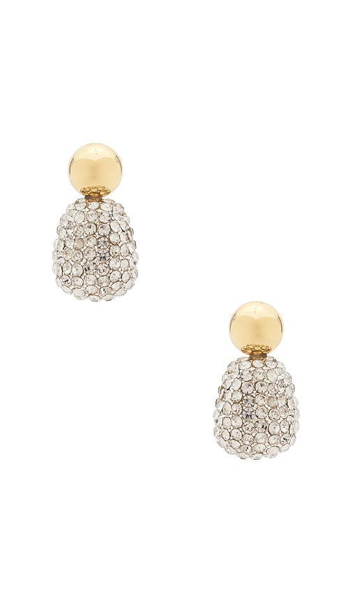 Lele Sadoughi CLOUS DOREILLES PEBBLE en Metallic Silver 67 €