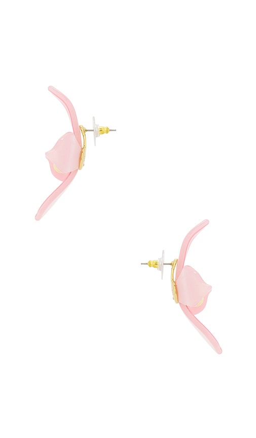 Lele Sadoughi Oleander Stud Earrings In Blush. 