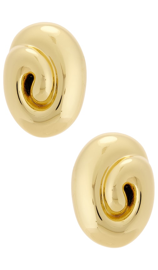 Lele Sadoughi BOUCLES DOREILLES CLIP SPIRAL DOME en Metallic Gold 142 €