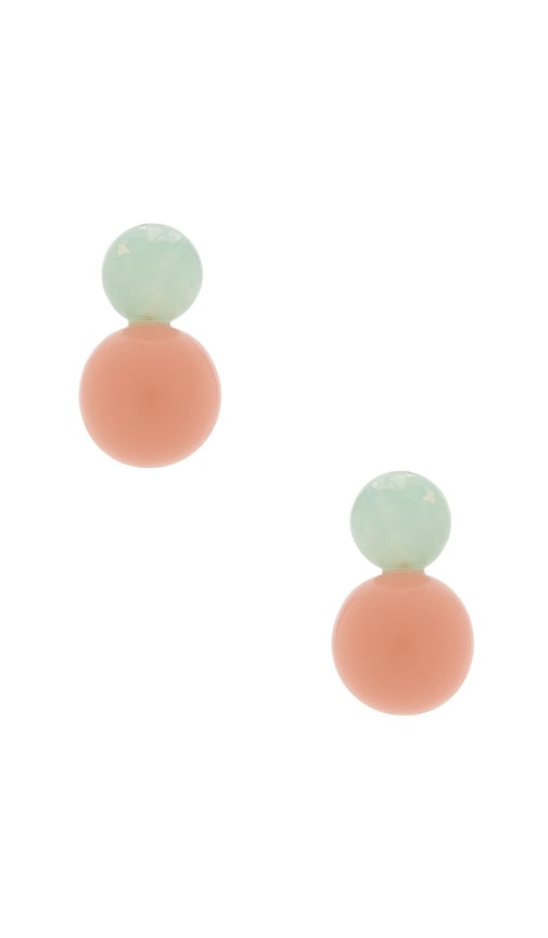 Lele Sadoughi BOUCLES DOREILLES PENDANTES OASIS en BlushMint 134 €