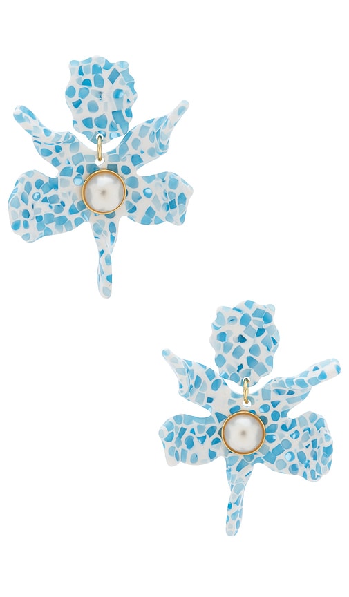 Lele Sadoughi Small Pearl Lily Earrings