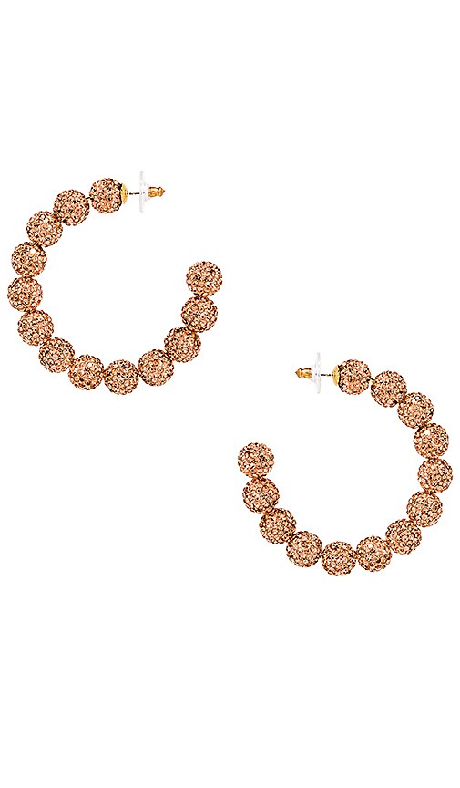 Stardust Crystal Hoop Earrings