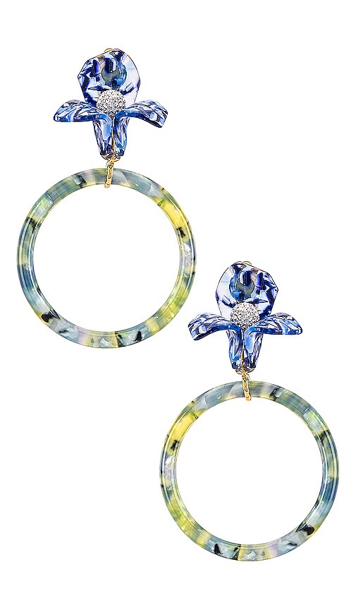 PENDIENTE TRILLIUM HOOP