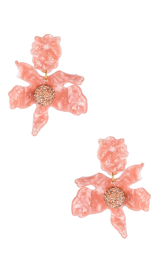 Crystal Lily Earrings