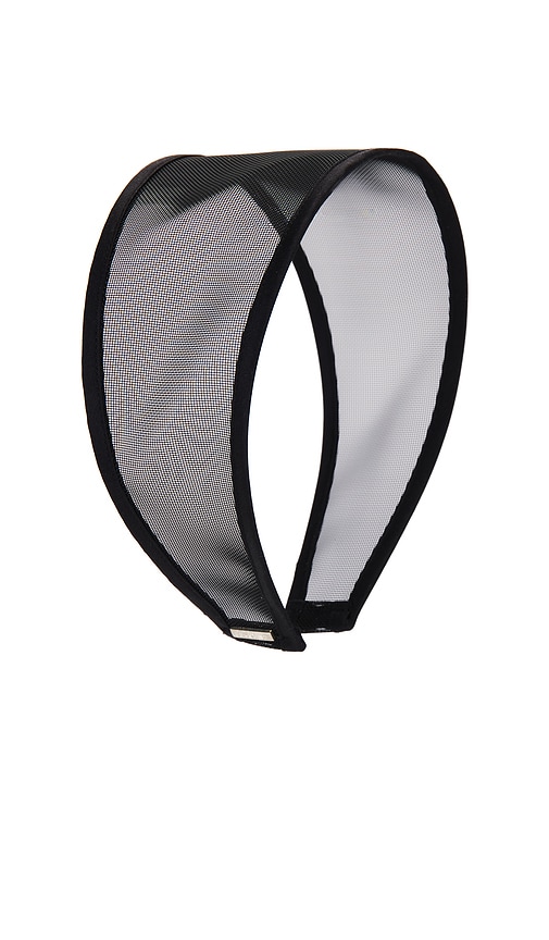 Lelet Ny Giselle Wide Sheer Headband In 黑色