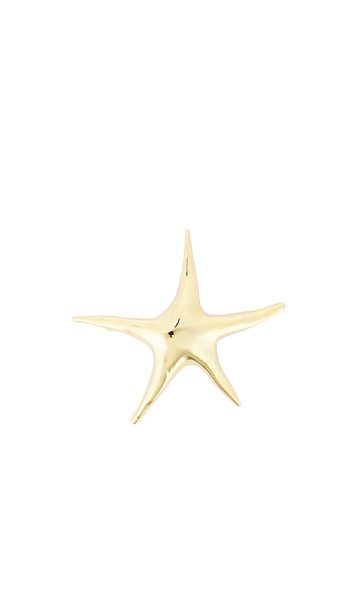 Nala Star Barrette in Metallic Gold.