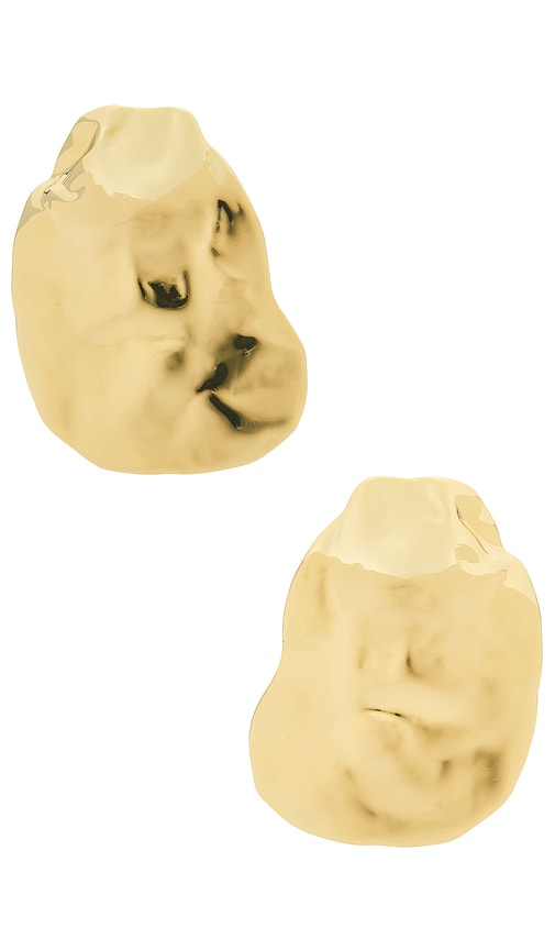 Lelet Ny Hera Hammered Earrings In Gold