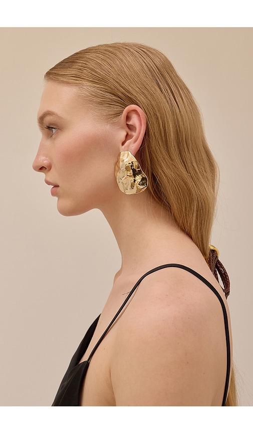  Lelet Ny Ohrringe Hera In Metallic Gold. 
