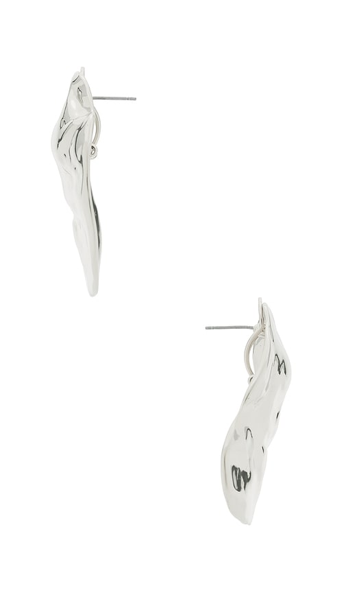 Lelet Ny Hera Hammered Earrings In Metallic