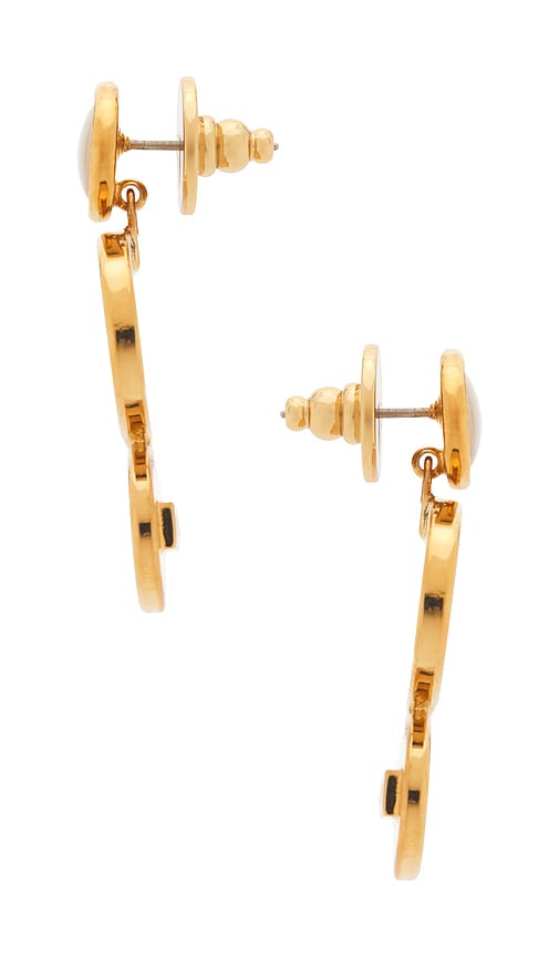  Lelet Ny Vega Linear Earrings In Ivory. 