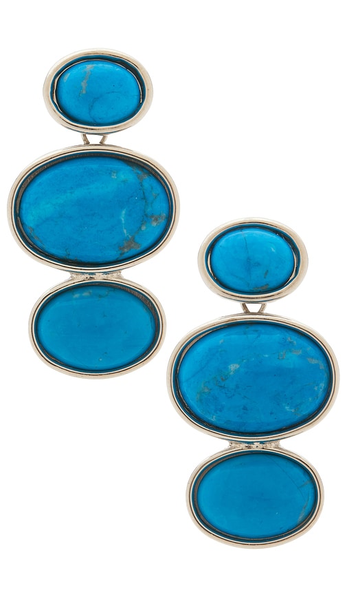 LELET NY Vega Stone Linear Earrings