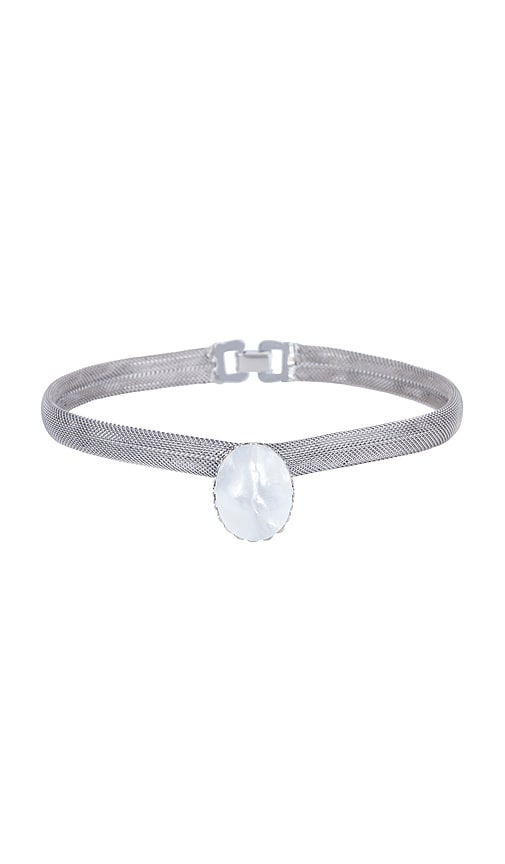 Lelet Ny Charlotte Mesh Choker In Silver