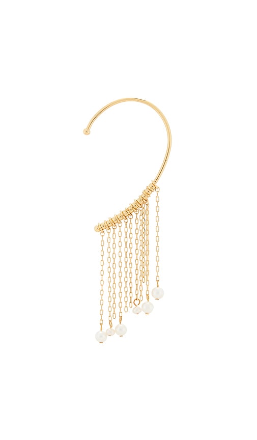 LELET NY Freshwater Pearl Tassel Ear Cuff | Thumbnail 2