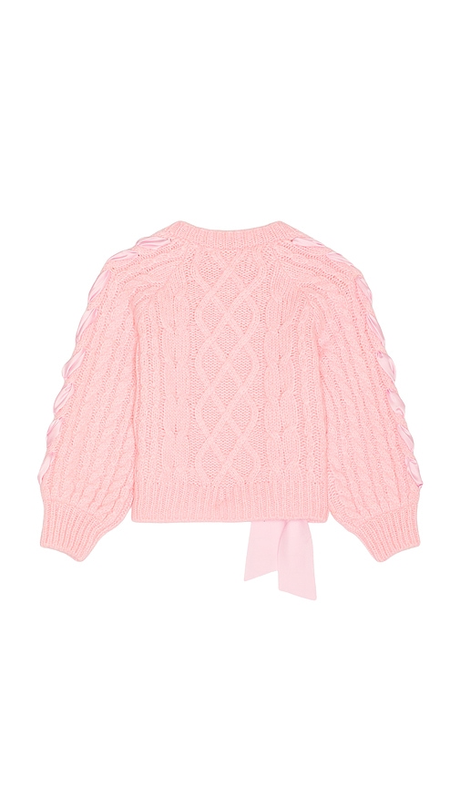 Loveshackfancy Tween Doria Pullover In Pink