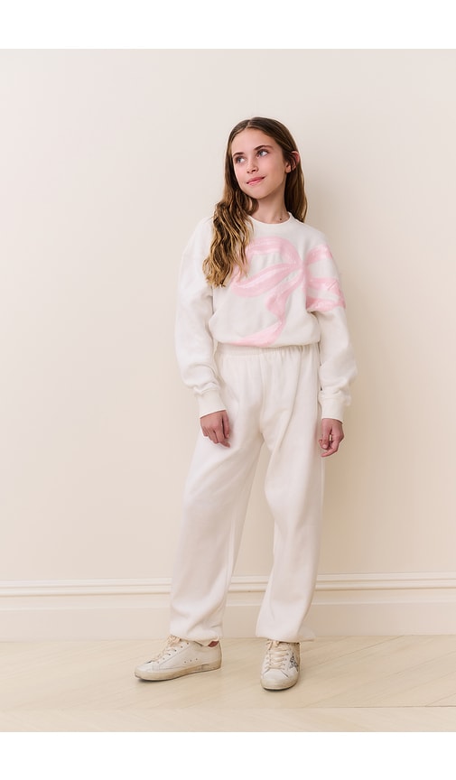  Loveshackfancy Sweatshirt Serafina In Blush. Größe 2. Also In 3, 4, 5. 