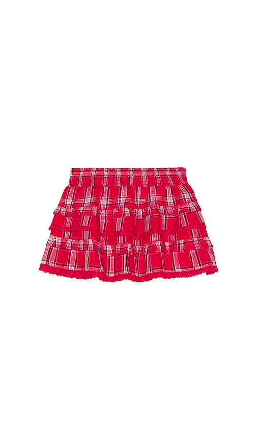 Loveshackfancy Tween Billie Skirt In Red
