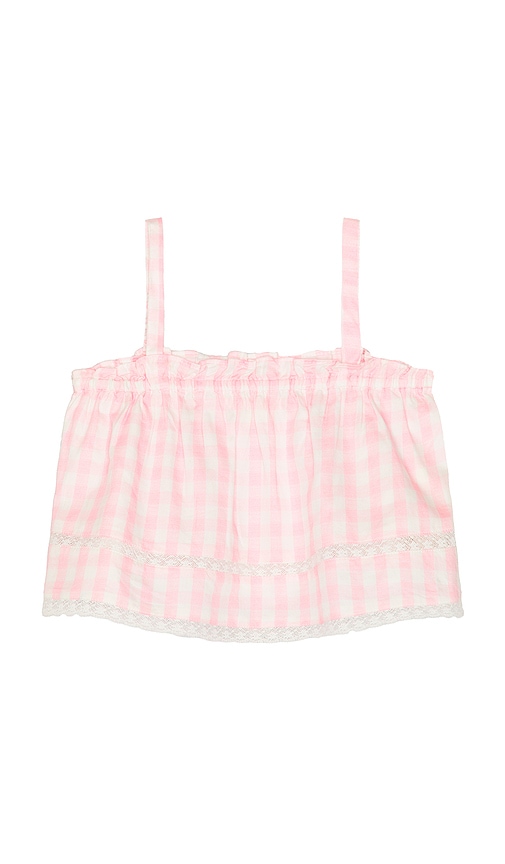 LoveShackFancy Kids Fiorella Top en Pink Taille 4 Also en 2 5 6 129 €