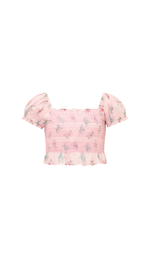 LoveShackFancy Kids Fabielle Top en Pink Taille 6 Also en 2 3 4 5 140 €