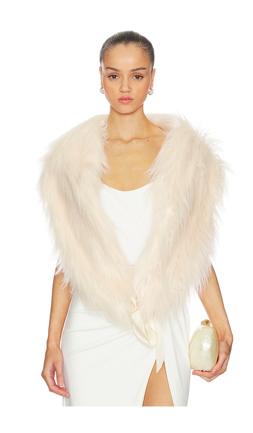 Loveshackfancy Charla Stole In White