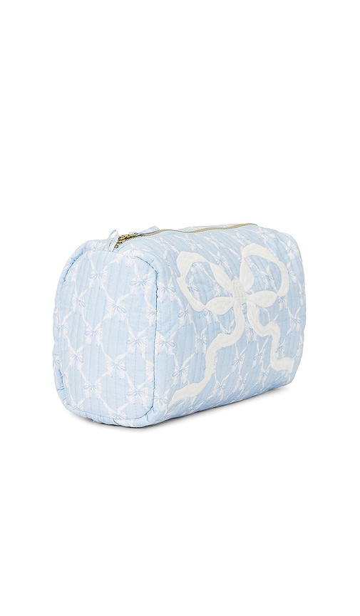  Loveshackfancy Octavia Pouch With Bow In Baby Blue. 