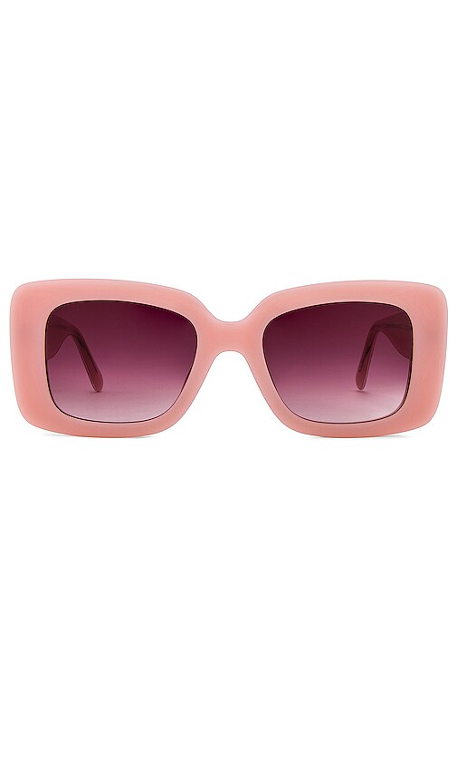 LoveShackFancy Arietta Sunglasses in Blushing Quartz | REVOLVE display picture 1