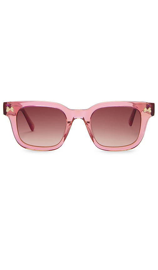 Loveshackfancy Sonnenbrille Port In Pink/brown Gradient