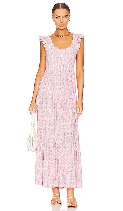 LoveShackFancy Chessie Dress in Rose Patch | REVOLVE