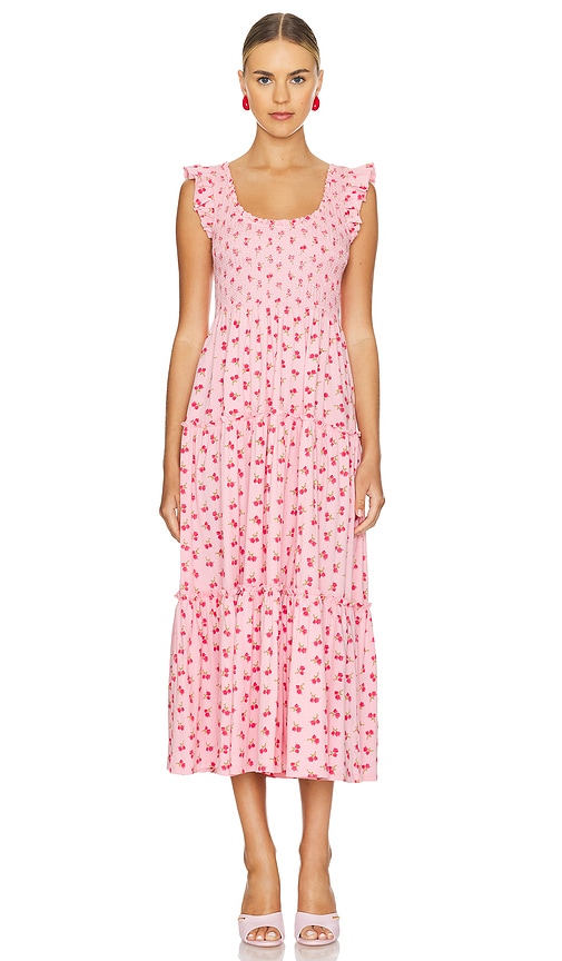 Shop Loveshackfancy Chessie Dress In Pink