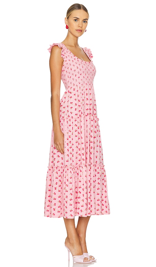 Shop Loveshackfancy Chessie Dress In Pink