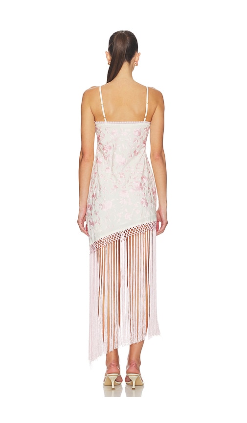  Loveshackfancy Kleid Evalette In White,pink. Größe 2. Also In 4, 6, 8, 12. 