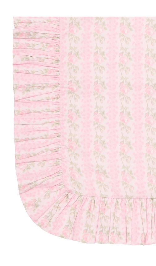  Loveshackfancy Rüschenkissen Ruffled Euro Pillow In Pink. 