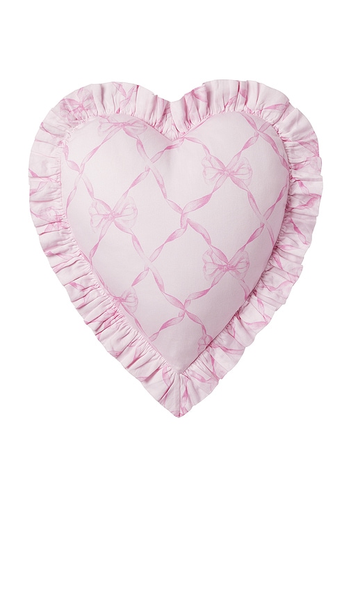 Sweetheart Ruffle Heart Pillow