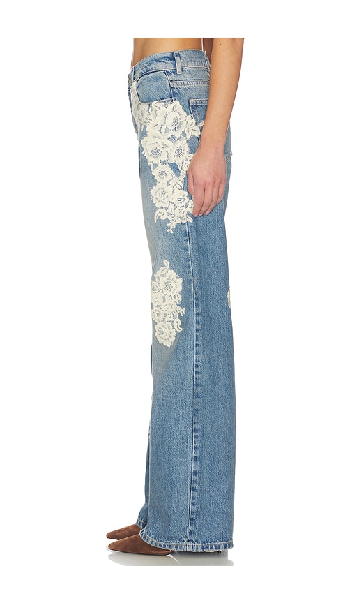  Loveshackfancy Jeans Bambie In Blue. Größe 31. Also In 32. 