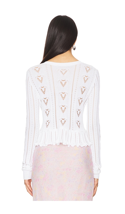  Loveshackfancy Cardigan Thalia In White. Größe Xs. Also In M, L. 