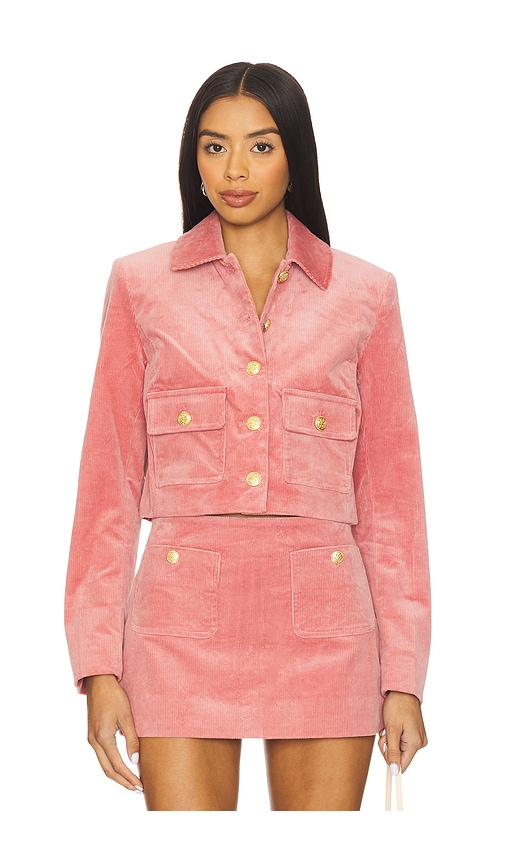 Loveshackfancy Aylin Jacket In Pink