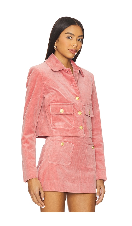 Loveshackfancy Aylin Jacket In Pink